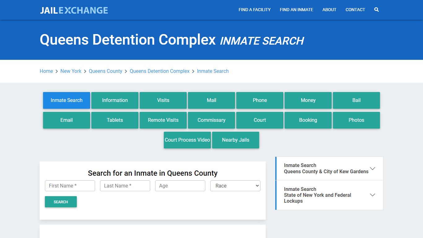 Queens Detention Complex, NY Inmate Search: Roster & Mugshots