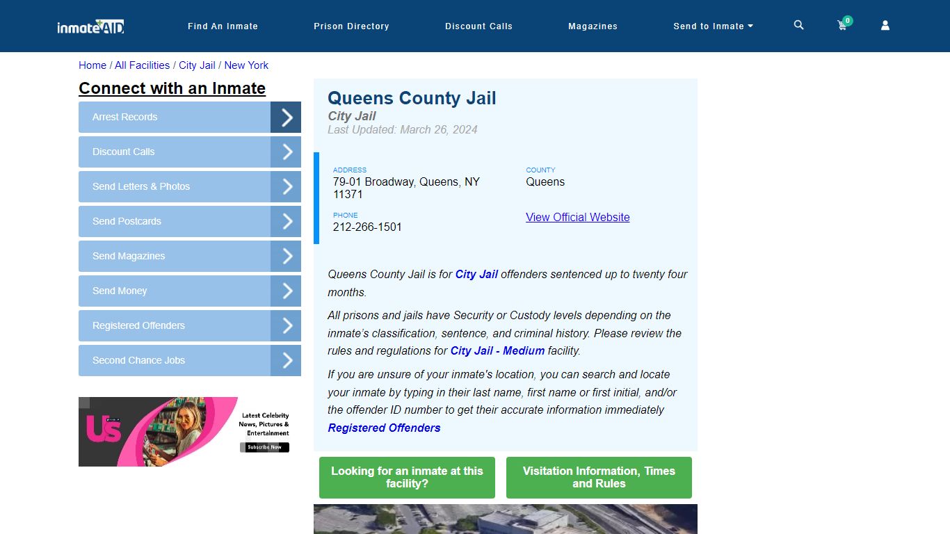 Queens County Jail | Inmate Locator